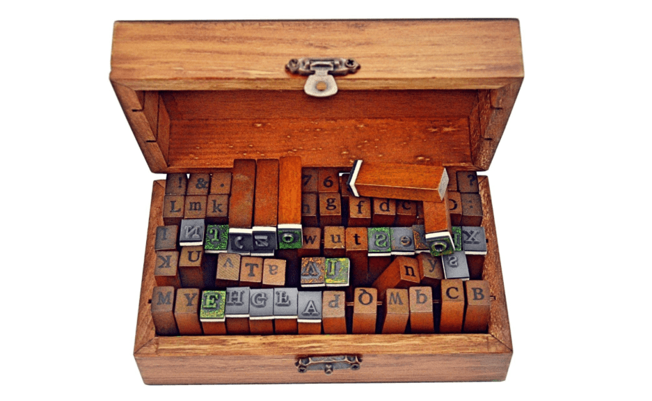 70pcs Alphabet Vintage Letter and Number Stamp Set
