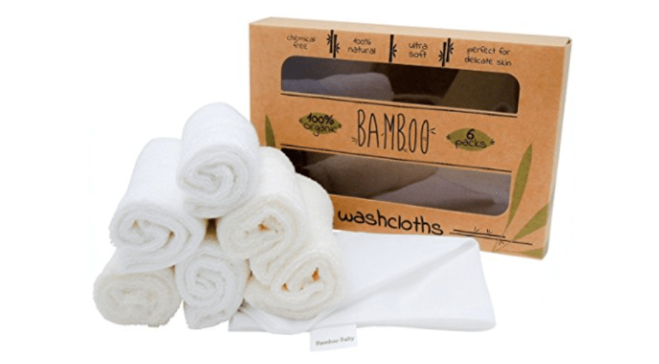 Bamboo Organic Washcloth Towels for Babies