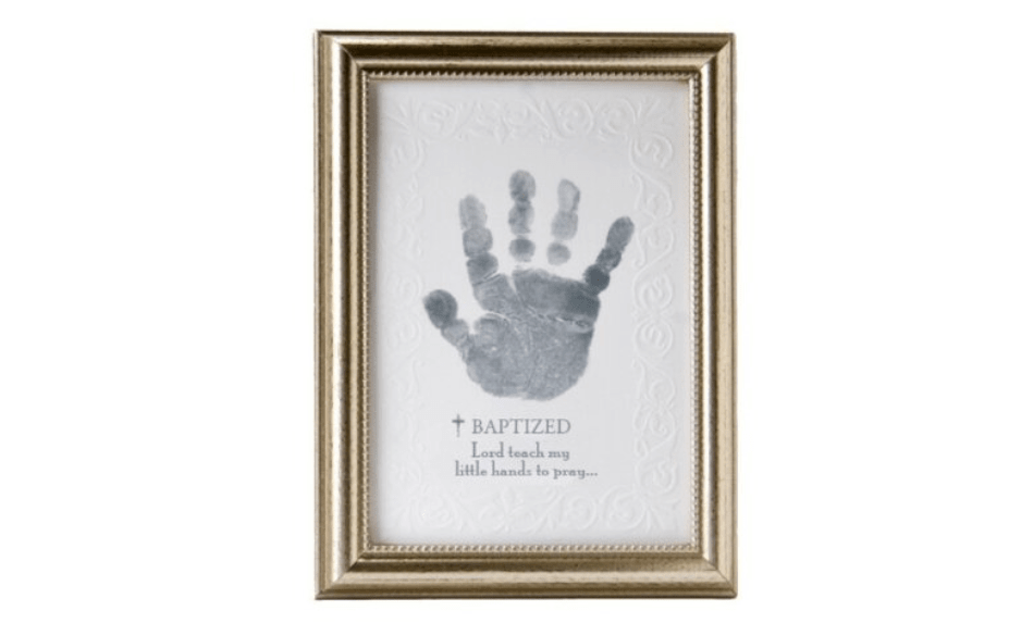 Baptism Handprint Photo Frame