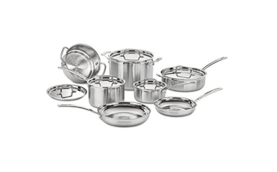 Cuisinart Stainless Steel 12 Piece Cookware Set